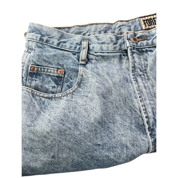Vintage Forenza Women’s Mom Jean Shorts Cut Off Stone Wash 30” Waist‎ Y2K 90s - Picture 3 of 13